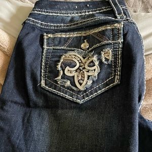 Like New Rock Revival Crop Jeans size 32